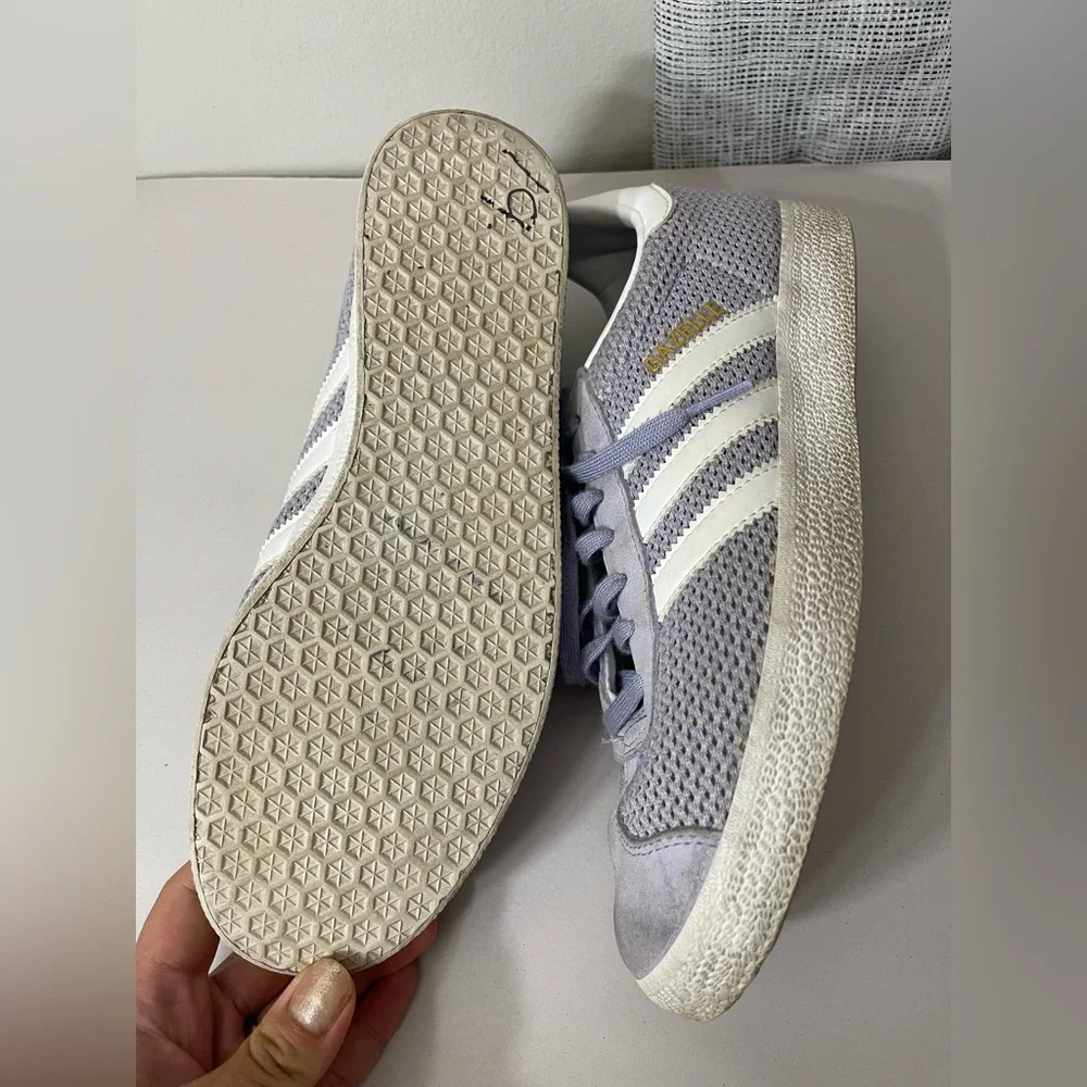 Adidas Gazelle Light Lilac Mesh Sneakers US 8.5 - Picture 3 of 6